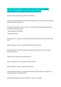 Nursing Care & Genetics&sol; Genomics Exam Study Questions Correctly Solved to Score A&plus;