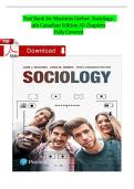 Test Bank for Macionis Gerber&comma; Sociology&comma; 9th Canadian Edition All Chapters Fully Covered