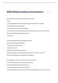 NUR 155 Exam with correct answers&period;