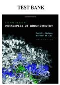 Test Bank For Lehninger Principles of Biochemistry by Cox & Nelson&comma; 5th Edition &lpar;Latest complete edition with rationales&rpar;