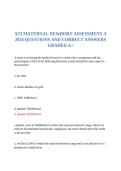 ATI MATERNAL NEWBORN ASSESSMENT A 2026 QUESTIONS AND CORRECT ANSWERS GRADED A&plus;