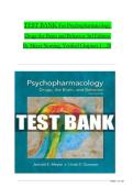 Test Bank for Psychopharmacology&colon; Drugs&comma; the Brain&comma; and Behavior&comma; 3rd & 4th Edition by Meyer &vert; Complete Verified Questions & Answers