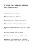 CPSI EXAM STUDY GUIDE 2026 QUESTIONS WITH VERIFIED ANSWERS
