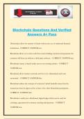 Blockchain Questions And Verified Answers A&plus; Pass