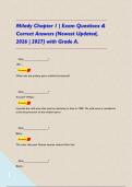 Milady Chapter 1 &vert; Exam Questions & Correct Answers &lpar;Newest Updated&comma; 2026 &vert; 2027&rpar; with Grade A&period;     