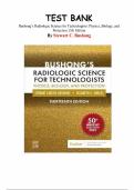 Radiologic Science for Technologists&comma; 13th Edition &lpar;Mosby&comma; 2025&rpar; &ndash; Stewart C&period; Bushong & Benjamin R&period; Shields &ndash; Test Bank for All 40 Chapters