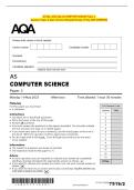 ACTUAL 2025 AQA AS COMPUTER SCIENCE Paper 2   Question Paper & Mark Scheme &lpar;Merged&rpar; Monday 19 May 2025 &lbrack;VERIFIED&rsqb;