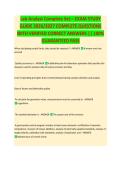 Lab Analyst Complete Set &ndash; EXAM STUDY GUIDE 2026&sol;2027 COMPLETE QUESTIONS WITH VERIFIED CORRECT ANSWERS &vert;&vert; 100&percnt; GUARANTEED PASS <NEWEST VERSION>