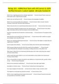 Periop 101 - AORN Post-Tests with All Correct & 100&percnt; Verified Answers &vert;Latest Update &vert;Already Graded A&plus;