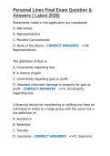 Personal Lines Final Exam Question & Answers &lpar; Latest 2026&rpar;&period;docx