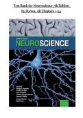 Test Bank for Neuroscience 7th Edition by Purves&comma; All Chapters 1-34