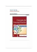Test Bank for Concepts for Nursing Practice&comma; 4th Edition by Jean Foret Giddens &vert; All Chapters 1&ndash;57 Latest Edition