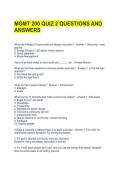 MGMT 200 QUIZ 2 QUESTIONS AND ANSWERS 