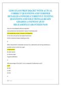 Gl101 EXAM PREP 2026&sol;2027 WITH ACTUAL  CORRECT QUESTIONS AND VERIFIED  DETAILED ANSWERS &vert;CURRENTLY TESTING  QUESTIONS AND SOLUTIONS&vert;ALREADY  GRADED A&plus;&vert;NEWEST &vert;JUST  RELEASED&excl;&excl;&vert;GUARANTEED PASS
