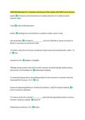 NHM 464 Marketing Test 1 Questions and Answers&vert; New Update