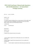 PSYC 300 Final Exam 2&comma; PSYC 300&comma; Portage Learning&comma; 2026&sol;2027 &ndash; Study guide questions with verified solutions
