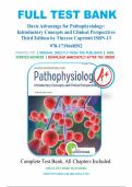 Test Bank for Davis Advantage for Pathophysiology&colon; Introductory Concepts and Clinical Perspectives 3rd Edition by Theresa Capriotti