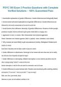 PSYC 300 Exam 3&comma; PSYC 300&comma; 2026&sol;2027 &ndash; Practice questions with complete verified solutions