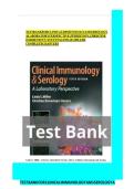 Clinical Immunology and Serology&colon; A Laboratory Perspective &lpar;5th Edition&rpar; - Test Bank