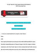 Psychiatric Assessment for Psychiatric-Mental Health  Nurse Practitioner  exam 4&comma;5&comma;6 Covered Weeks 3-4
