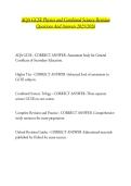 AQA GCSE Physics and Combined Science Revision  Questions And Answers 2025&sol;2026