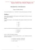 Solutions Manual for Interplanetary Astrodynamics 1st Edition by David Spencer & Davide Conte &ndash; Selective Chapters