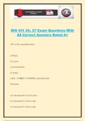 BIO 431 Ch&period; 27 Exam Questions With All Correct Answers Rated A&plus;