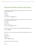 Management Midterm Question and answers 