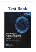 Brock Biology of Microorganisms 15th Edition Test Bank &ndash; Madigan & Martinko &vert; 2026 Exam Prep A&plus;