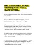 NBME 10 REVIEW ACTUAL EXAM 2026 COMPLETE QUESTIONS AND FULL SOLUTIONS GRADED A&plus;