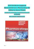 Lippincott Illustrated Reviews&colon; Pharmacology 8th Edition Test Bank &ndash; Karen Whalen &vert; 2026 Exam Prep A&plus;