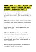 NBME CBSE ACTUAL TEST QUESTIONS AND ANSWERS TEST BANK ACTUAL EXAM 2026 COMPLETE SOLUTIONS GRADED A&plus;