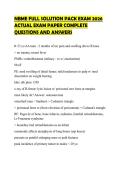 NBME FULL SOLUTION PACK EXAM 2026 ACTUAL EXAM PAPER COMPLETE QUESTIONS AND ANSWERS