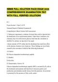 NBME FULL SOLUTION PACK EXAM 2026 COMPREHENSIVE EXAMINATION TEST WITH FULL VERIFIED SOLUTIONS