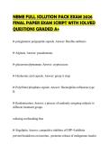 NBME FULL SOLUTION PACK EXAM 2026 FINAL PAPER EXAM SCRIPT WITH SOLVED QUESTIONS GRADED A&plus;