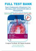 Egan&rsquo;s Fundamentals of Respiratory Care&comma; 13th Edition &lpar;Stoller&comma; Heuer&comma; Vines&comma; Chatburn & Mireles-Cabodevila&rpar; &ndash; Complete Test Bank Chapters 1&ndash;21 &vert; Verified A&plus; Questions & Answers with Rationales &vert; Updated 2025&sol;2026 &vert; Instant Download