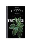  Campbell Biology 9th Edition by Jane Reece&comma; Lisa Urry&comma; and Michael Cain &ndash; Questions and Answers &lpar;Graded A&plus;&rpar; coplete Test Bank 