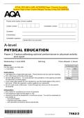 ACTUAL 2025 AQA A-LEVEL ACCOUNTING Paper 1 Financial Accounting   Question Paper & Mark Scheme &lpar;Merged&rpar; Thursday 22 May 2025 &lbrack;VERIFIED&rsqb; 