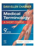 Test Bank &ndash; Medical Terminology&colon; A Short Course &lpar;9th Edition&rpar; by Davi-Ellen Chabner &vert; All Chapters