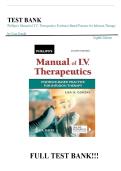 Phillips's Manual of I&period;V&period; Therapeutics&colon; Evidence-Based Practice for Infusion Therapy &ndash; 8th Edition&comma; Lisa Gorski &ndash; Complete Test Bank