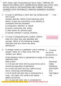 VATI Green Light Comprehensive forms A&comma;B&comma;C &sol; VIRTUAL ATI PREDICTOR GREEN LIGHT COMPREHESIVE PREDICTOR LATEST 2025 ACTUAL EXAM ALL 180 QUESTIONS AND CORRECT DETAILED ANSWERS WITH RATIONALES &lpar;VERIFIED ANSWERS&rpar; &vert;ALREADY GRADED A&plus;
