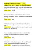 PCI ISA Flashcards 3&period;2&period;1 Exam Questions With 100- Verified Answers&period;docx