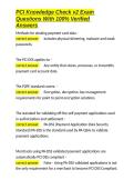 PCI Knowledge Check v2 Exam Questions With 100- Verified Answers&period;docx