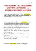 NURS 518 EXAM 1 CH&period; 1-6 EXAM 2026  QUESTIONS AND ANSWERS &vert; A&plus;  GRADED &vert; WITH EXPERT SOLUTIONS 