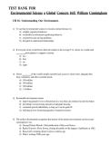 Environmental Science&colon; A Global Concern &ndash; 16th Edition by William P&period; Cunningham & Mary Ann Cunningham &vert; Complete Test Bank