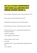 NSG 6020 3P EXAM COMPREHENSIVE STUDY GUIDE 2026 QUESTIONS WITH VERIFIED ANSWERS GRADED A&plus;