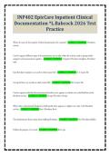 INP402 EpicCare Inpatient Clinical Documentation &ast;L&period;Babcock 2026 Test Practice