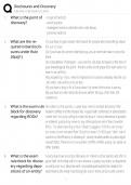 Disclosures and Discovery &sol; Civil Procedure Key Concepts &sol; Study Guide & Test Bank &sol; Score 100&percnt; &sol; 2025 Update