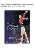 Test Bank for Human Anatomy & Physiology 11th Edition Elaine Marieb &vert; Chapters 1-29 &vert; Answer Key with 100&percnt; Correct Answers