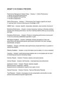 MGMT 310 EXAM 2 REVIEW